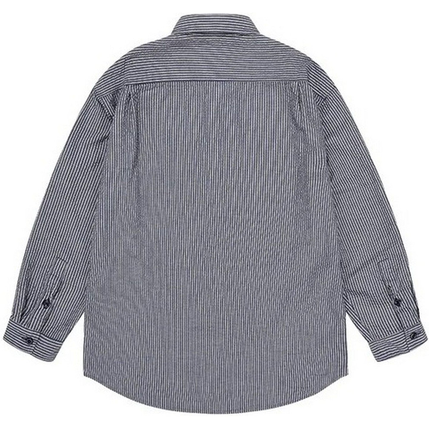 Camicie casual Uomo KAPPY DESIGN - Stripe Pocket Work Shirt - Blu