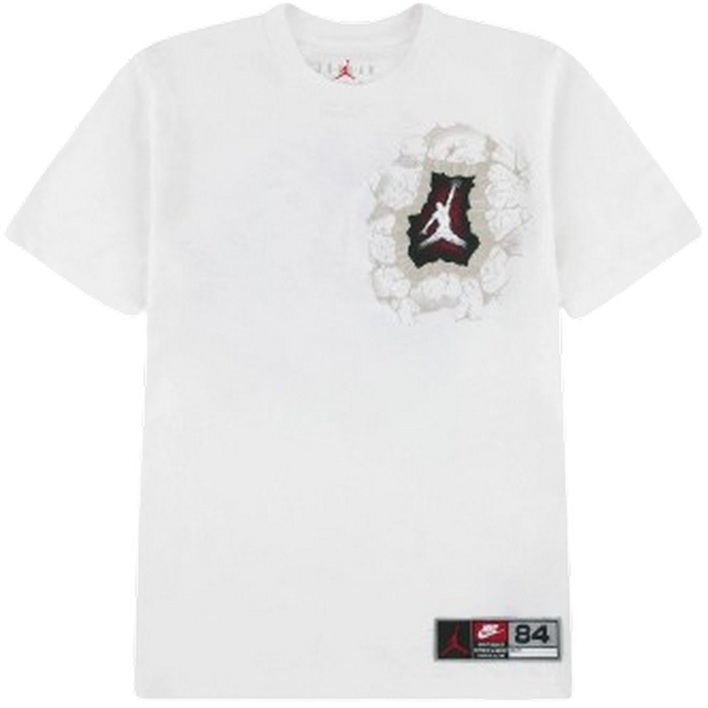 T-shirt Bambini Unisex Jordan - Jdb Jersey Break Through - Bianco
