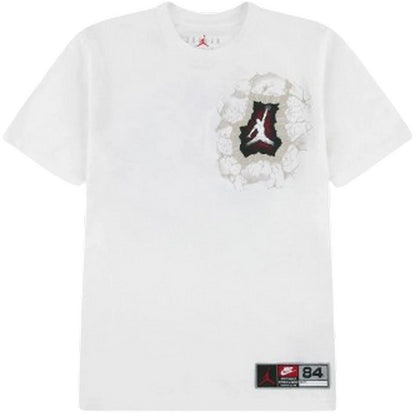 T-shirt Bambini Unisex Jordan - Jdb Jersey Break Through - Bianco