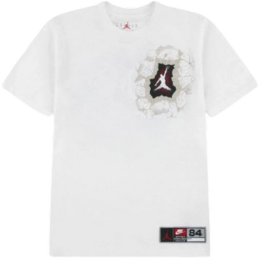 T-shirt Bambini Unisex Jordan - Jdb Jersey Break Through - Bianco