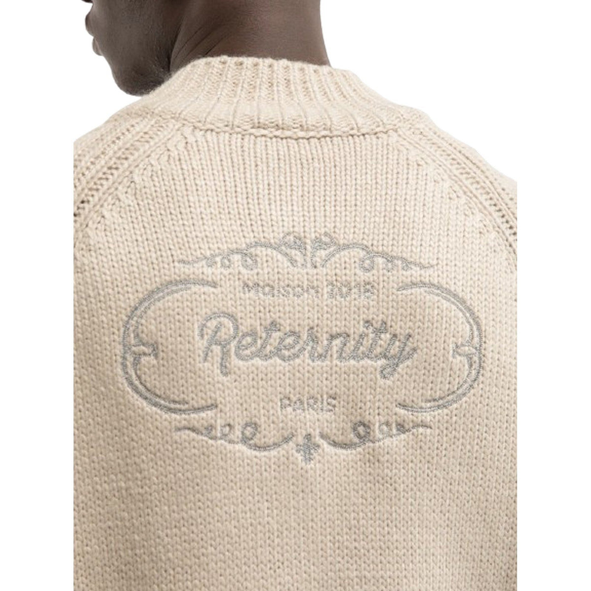 Maglie Uomo Reternity - Eclat Knit Zipper - Bianco