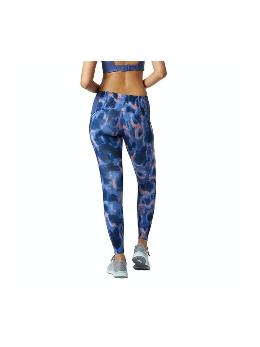 Pantaloni Donna New Balance - Printed Impact Run Tight - Blu