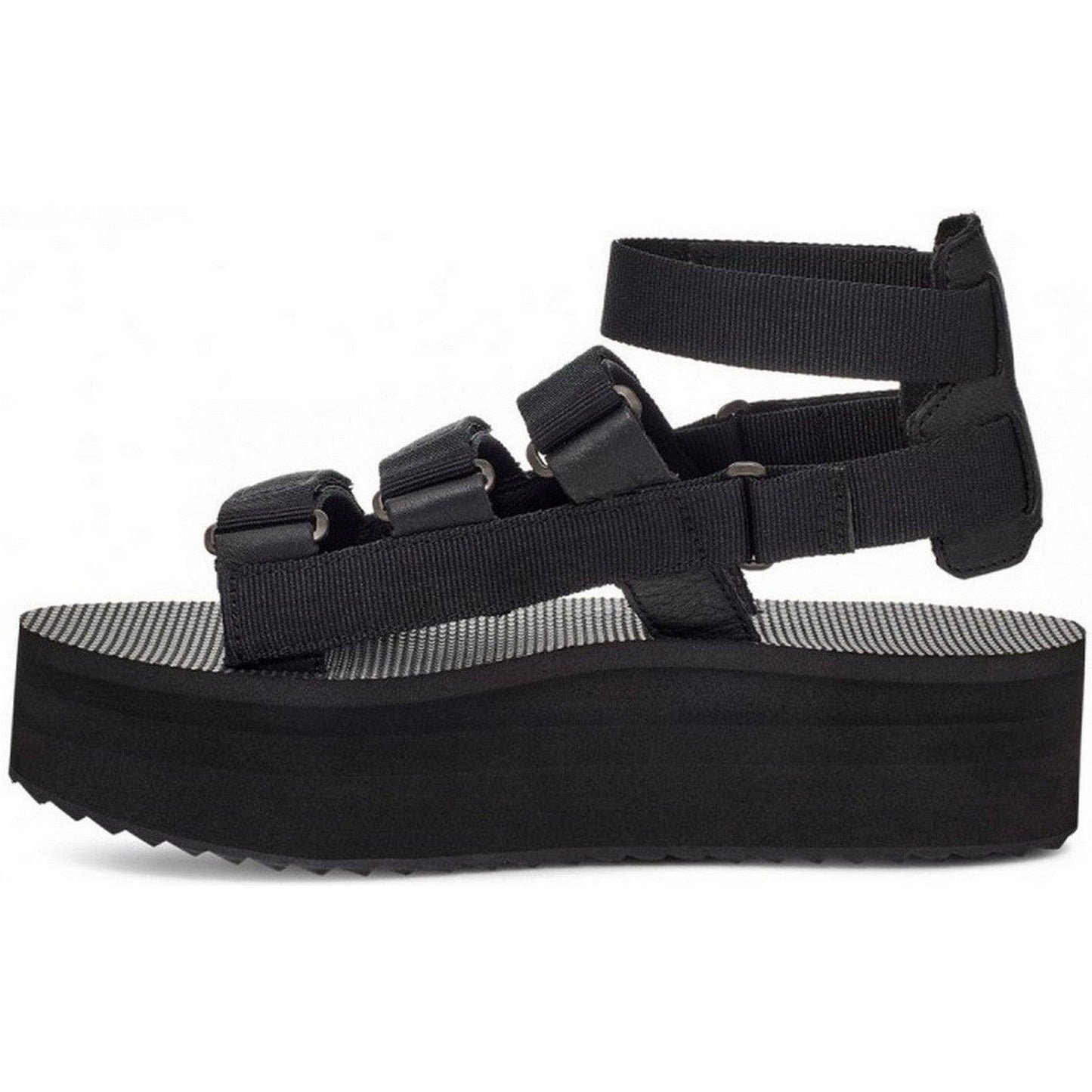 Sandali Donna Teva - Flatform Mevia - Nero