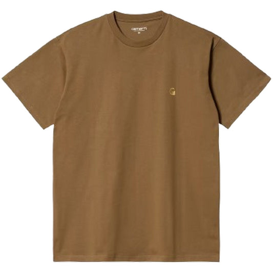 T-shirt Uomo Carhartt Wip - S/S Chase T-Shirt - Marrone