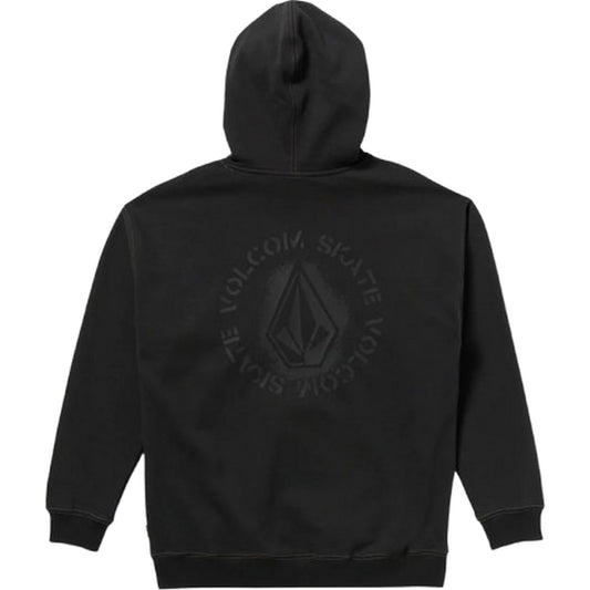 Felpe con cappuccio Uomo Volcom - Skidder Po - Nero