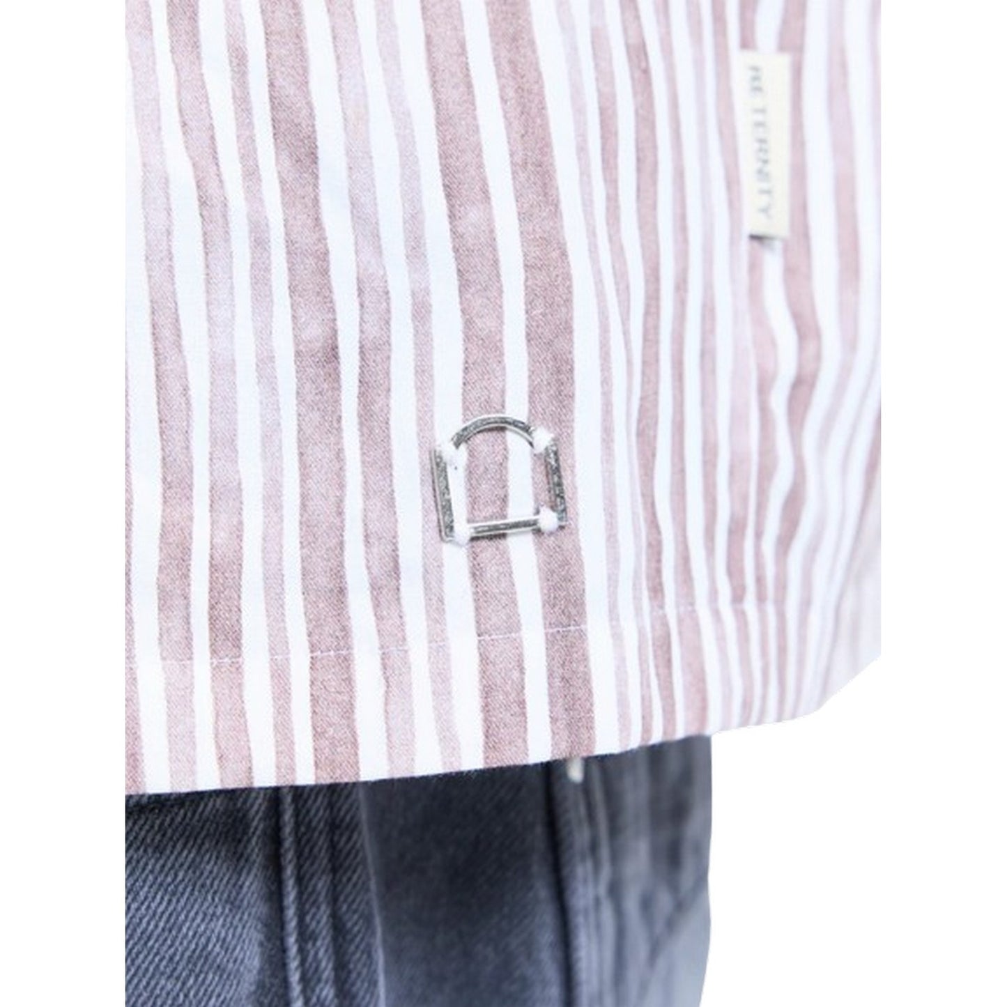 Camicie casual Unisex Reternity - Watercolor Short Sleeve Shirt - Marrone