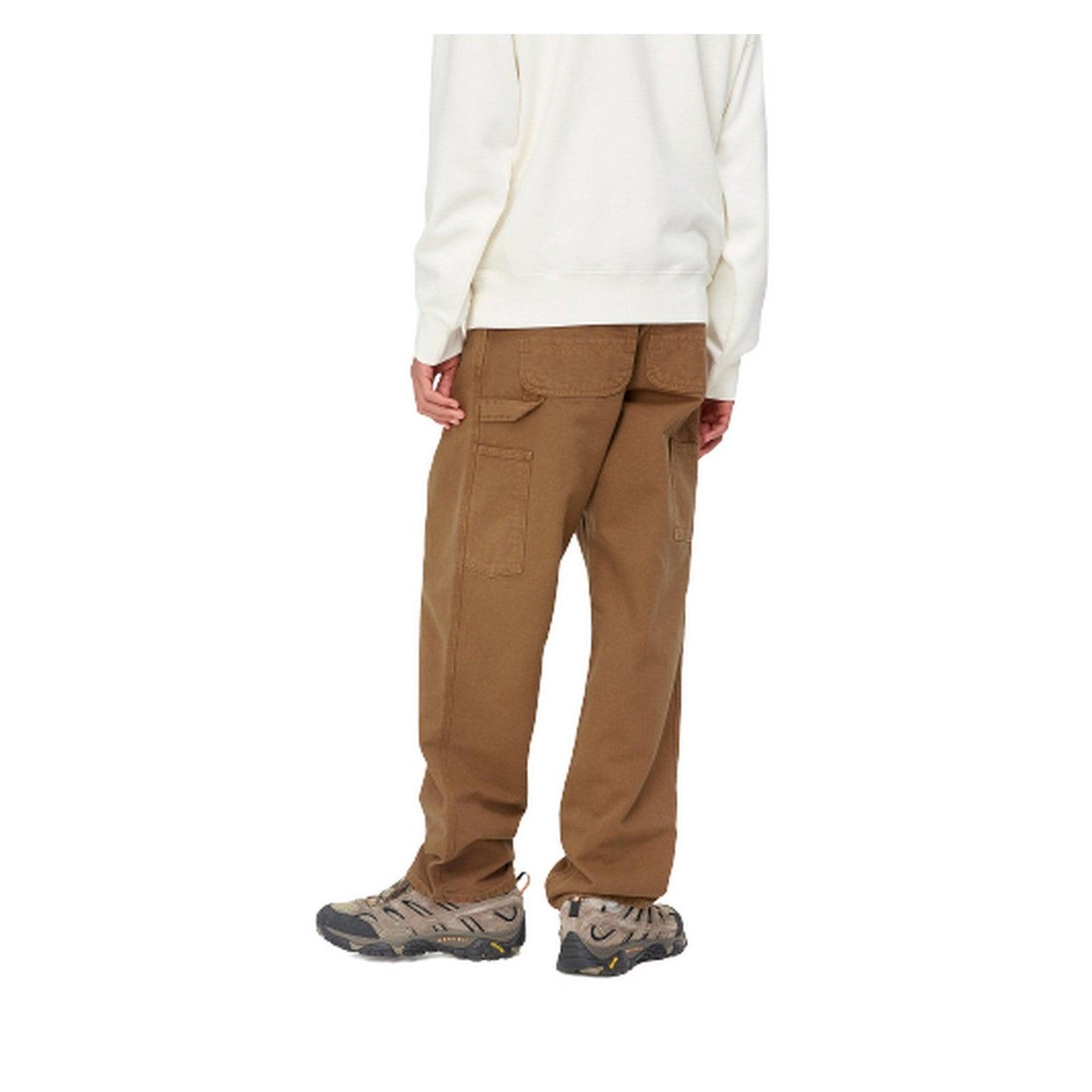 Pantaloni Uomo Carhartt Wip - Single Knee Pant - Marrone