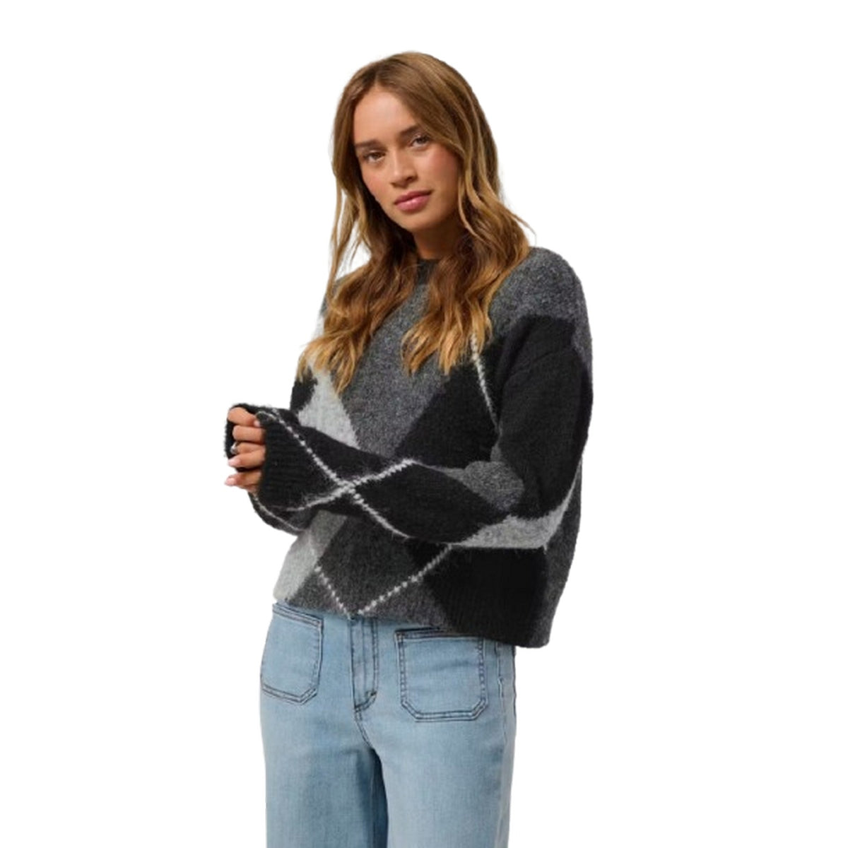 Maglioni Donna Kaffe - KAgrith Knit Pullover - Grigio