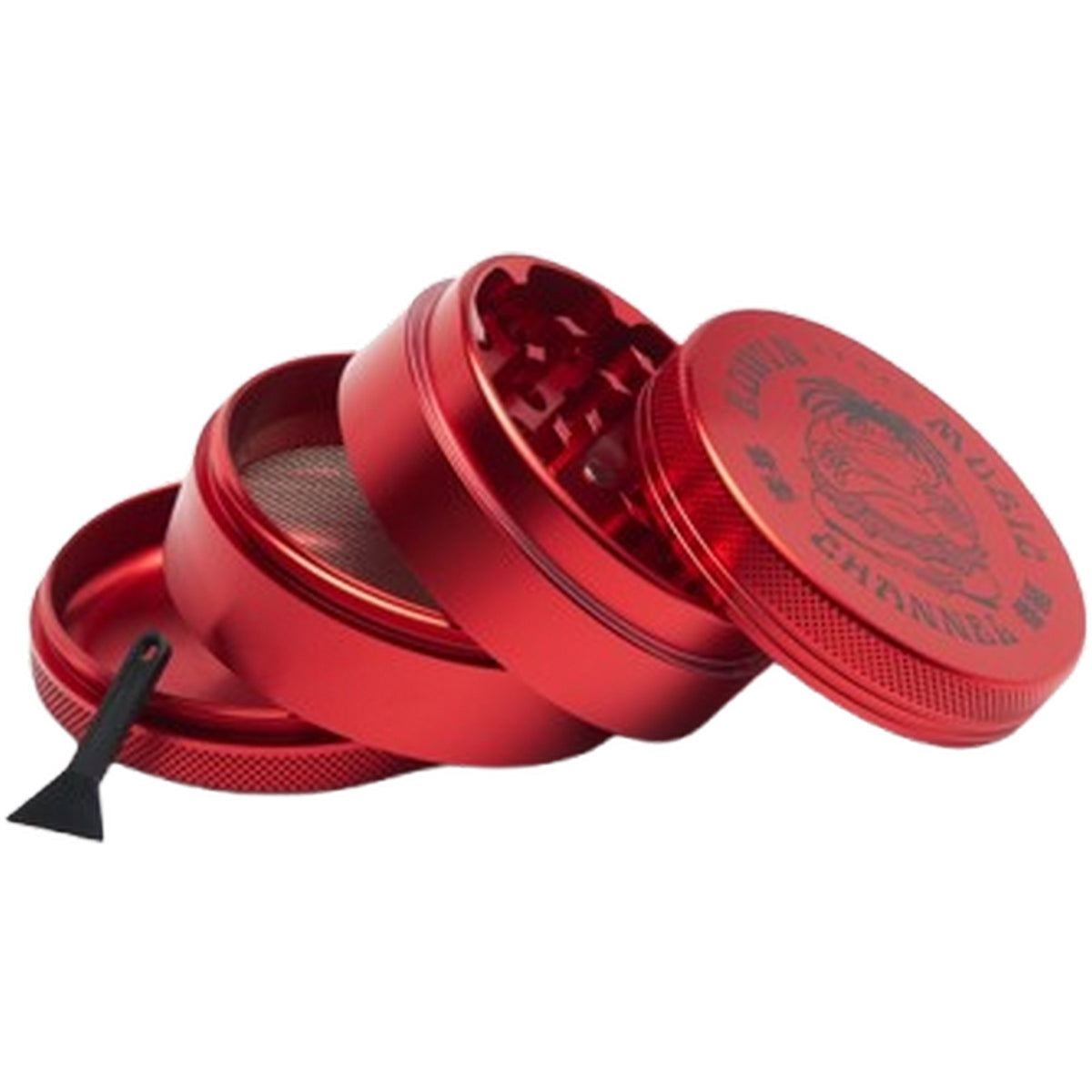 Macinaspezie Uomo Edwin - Herb Grinder - Rosso