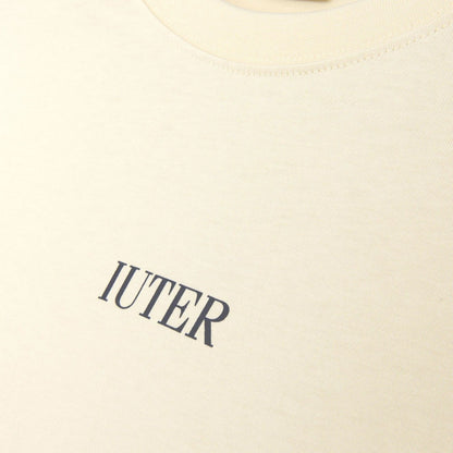 T-shirt Uomo Iuter - Battle Reverse Stitch Tee - Avorio