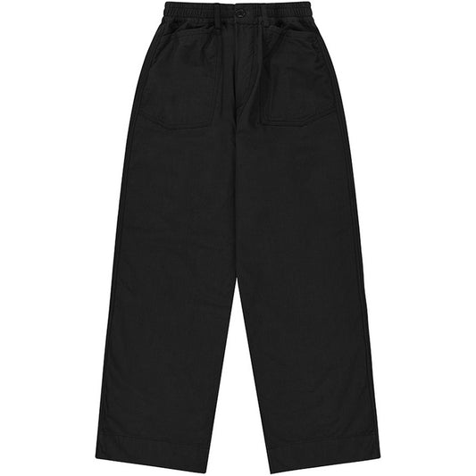 Pantaloni Unisex KAPPY DESIGN - One Tuck Fatigue Padding Pants - Nero