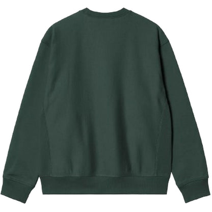 Felpe senza cappuccio Uomo Carhartt Wip - American Script Sweat - Verde