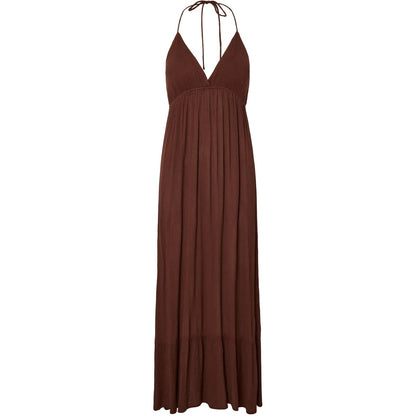Vestiti casual Donna Pieces - Pckaya Strap Dress Solid Wvn - Rosso