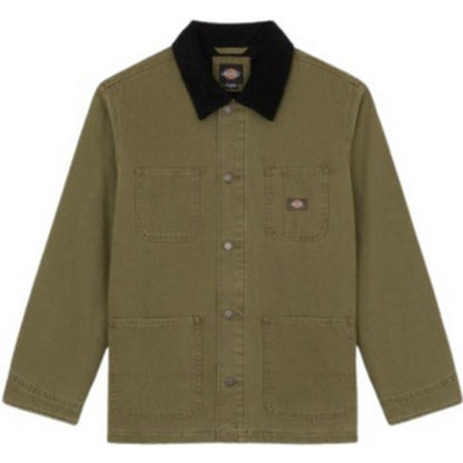 Giacche Uomo Dickies - Chore Jacket Lined Canvas - Verde