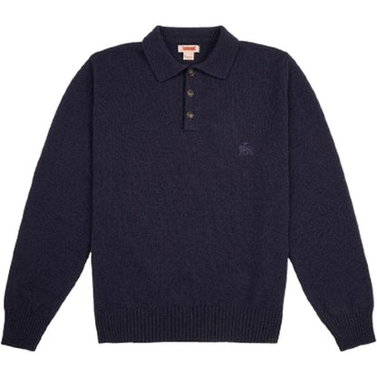 Polo a manica lunga Uomo Baracuta - Shetland Polo - Blu