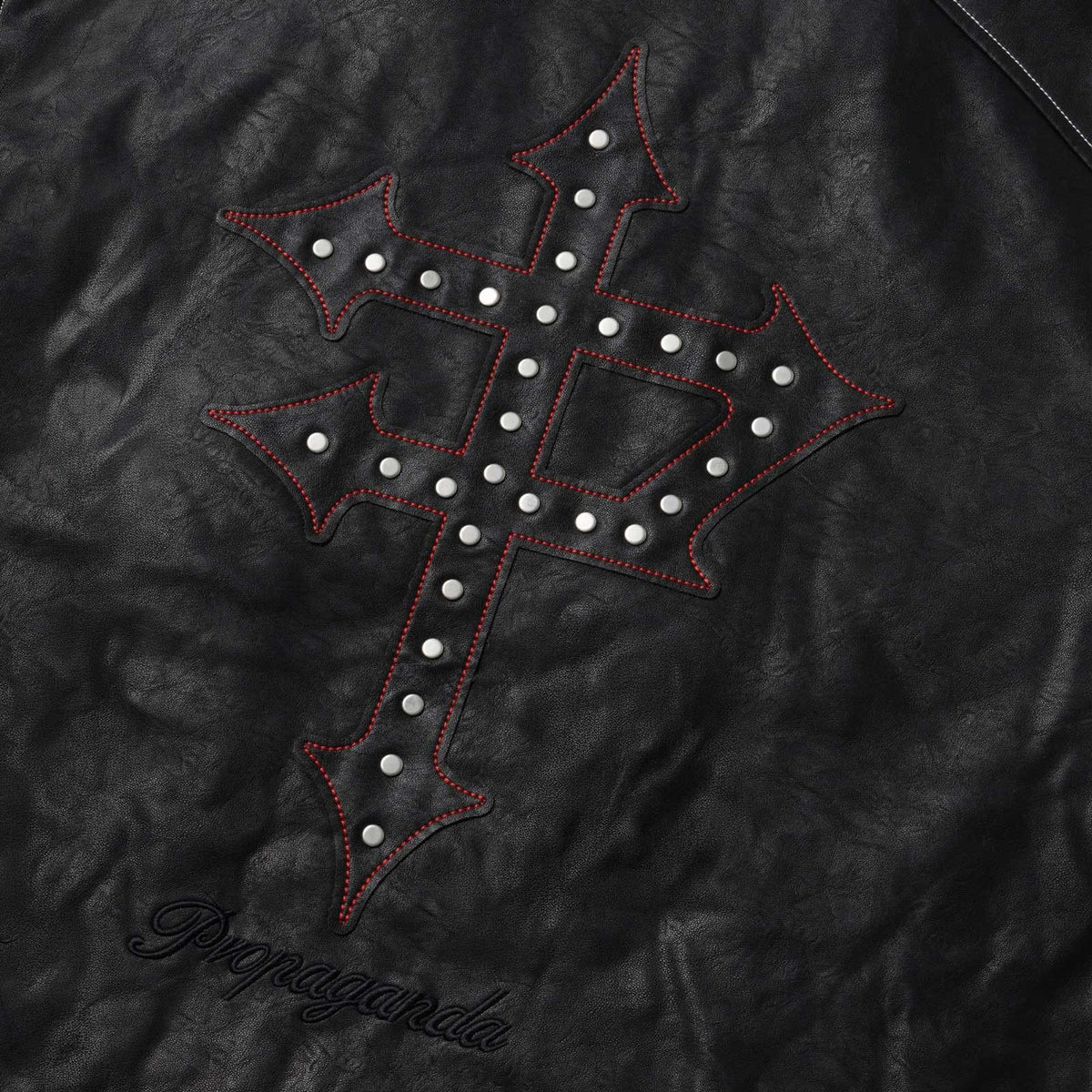 Giacche Uomo Propaganda - Varsity Jacket - Nero