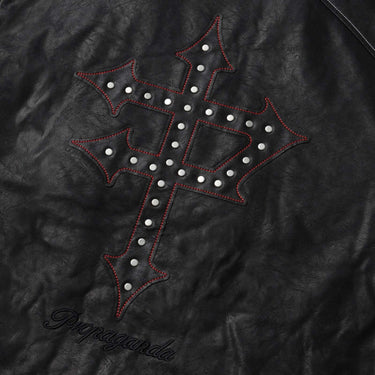Giacche Uomo Propaganda - Varsity Jacket - Nero