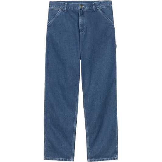 Pantaloni Uomo Carhartt Wip - Single Knee Pant - Blu