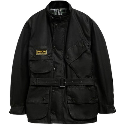Giubbini Uomo Barbour International - International Original Wax - Nero