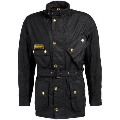 Giubbini Uomo Barbour International - International Original Wax - Nero