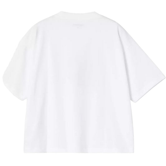 T-shirt Donna Carhartt Wip - W' S/S Theory And Practice TS - Bianco