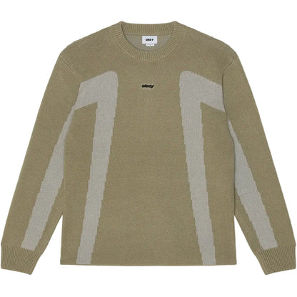 Maglioni Uomo Obey - Obey Brann Sweater - Grigio