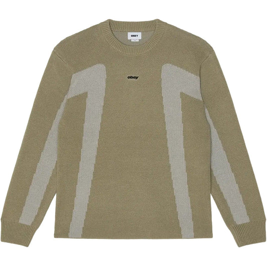 Maglioni Uomo Obey - Obey Brann Sweater - Grigio