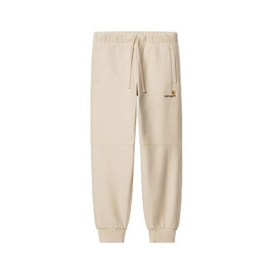 Pantaloni Uomo Carhartt Wip - American Script Jogging Pant - Beige