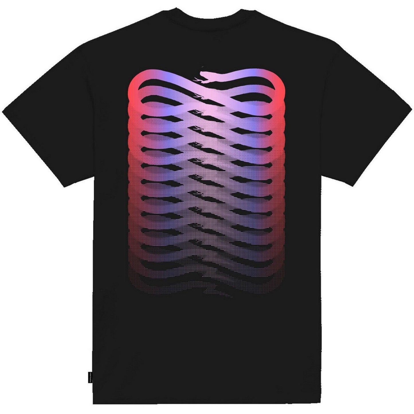 T-shirt Uomo Propaganda - T-Shirt Ribs Gradient - Nero