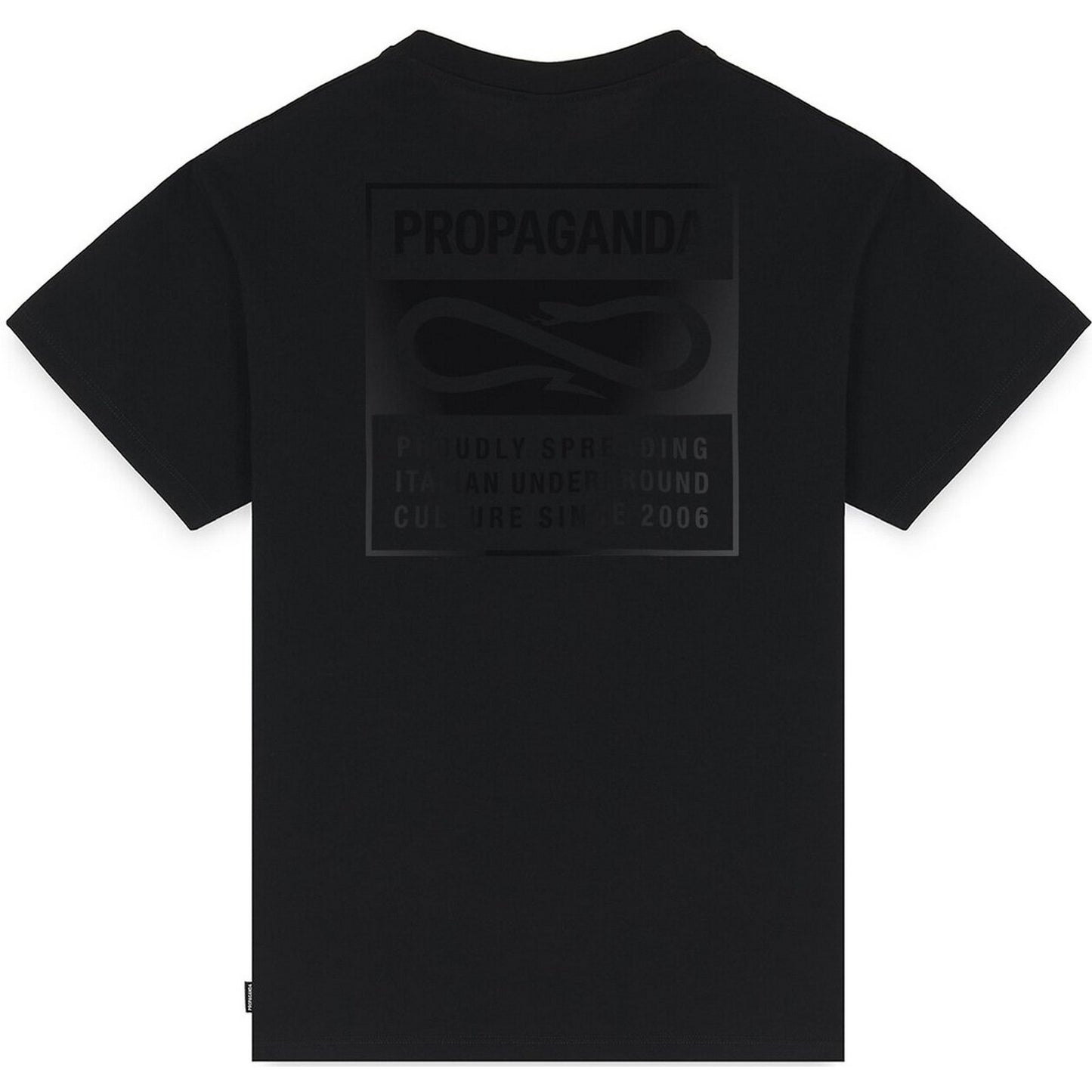 T-shirt Uomo Propaganda - T-Shirt M/M Label Classic - Nero