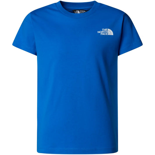 T-shirt Ragazzo The North Face - Boy’s Box Nse S/S Tee - Blu