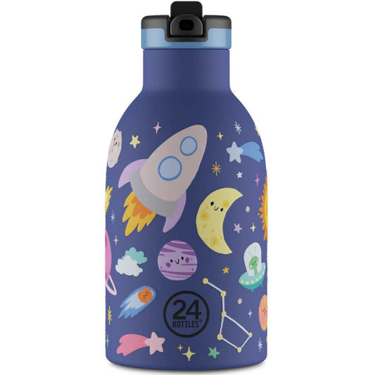 Thermos per bibite Bambini Unisex 24bottles - Clima Bottle 330 Space Friends - Multicolore