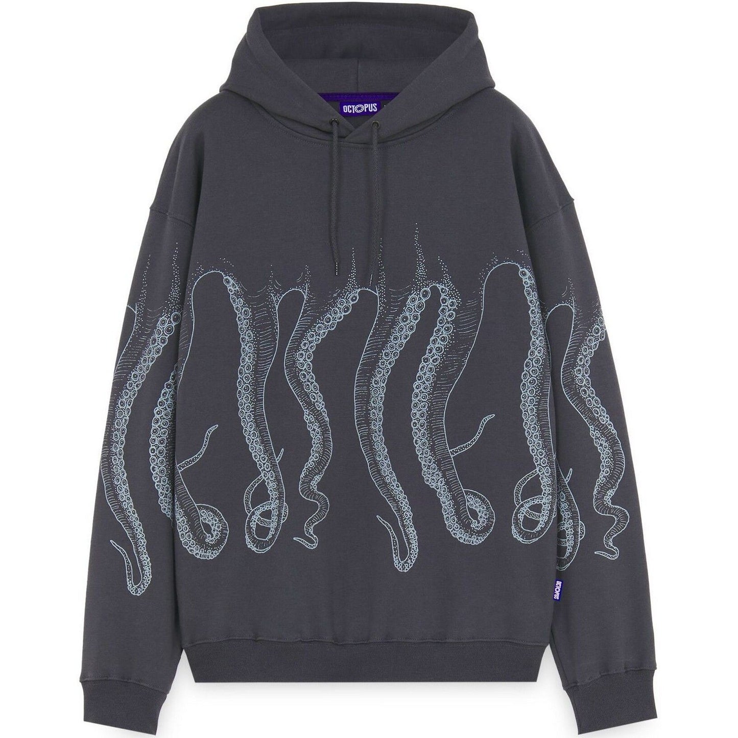 Felpe con cappuccio Uomo Octopus - Octopus Outline Hoodie - Grigio