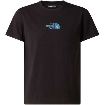 T-shirt Bambino The North Face - B Liquid Logo Reg Ss Tee Tnf White - Nero