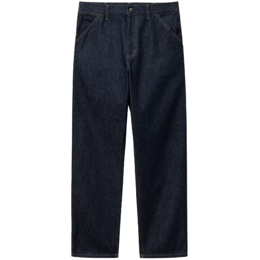 Pantaloni Uomo Carhartt Wip - Single Knee Pant - Blu