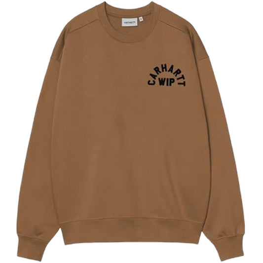 Felpe senza cappuccio Uomo Carhartt Wip - Arch Script Sweat - Marrone