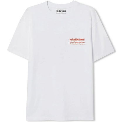 T-shirt Uomo ON VACATION - Less Upsetti T-Shirt - Bianco