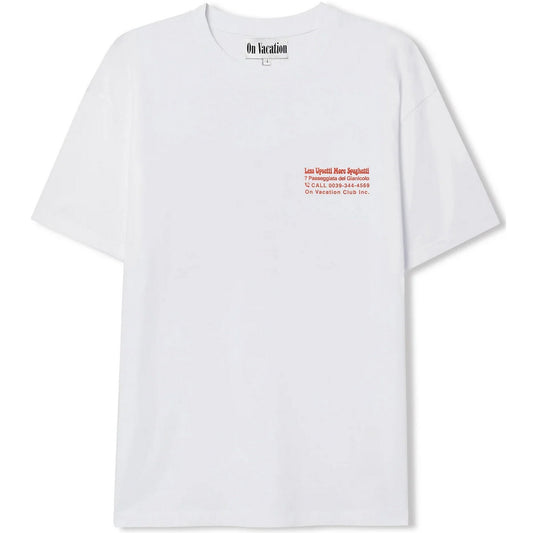 T-shirt Uomo ON VACATION - Less Upsetti T-Shirt - Bianco