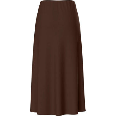 Gonne casual Donna Pieces - Pcfranan Hw Midi Skirt Noos Bc - Marrone