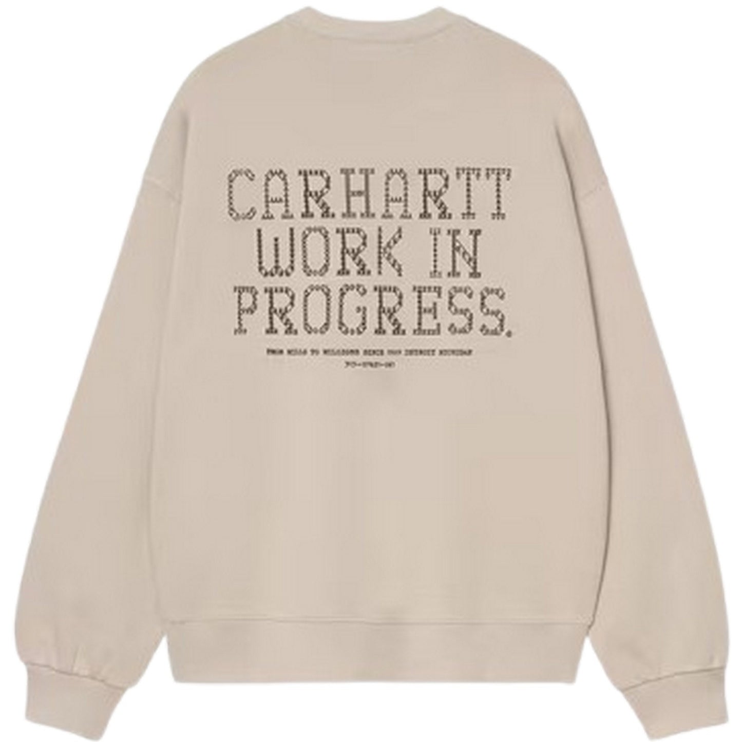 Felpe senza cappuccio Uomo Carhartt Wip - Punched Sweat - Beige