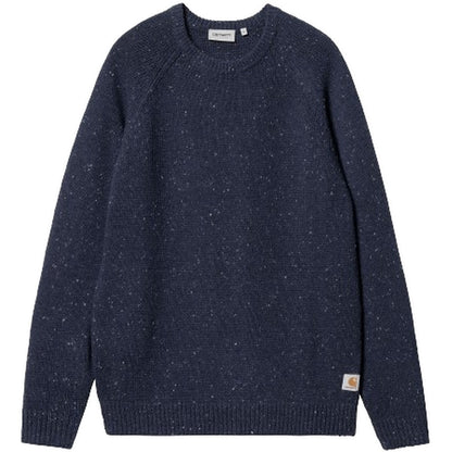 Maglioni Uomo Carhartt Wip - Anglistic Sweater - Blu