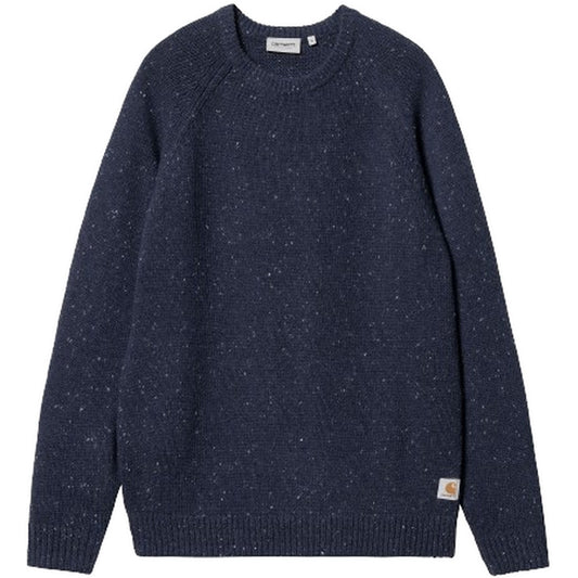 Maglioni Uomo Carhartt Wip - Anglistic Sweater - Blu