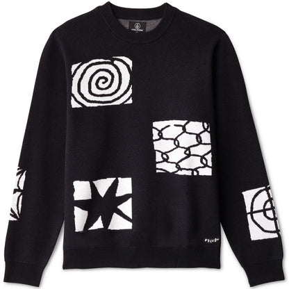 Maglioni Uomo Volcom - Fa Keutchi Sweater - Nero