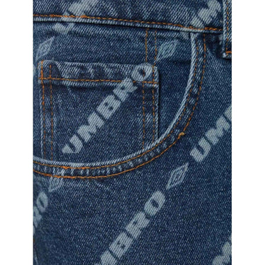 Umbro Unisex Jeans – Jeans mit gelasertem Logo – Blau