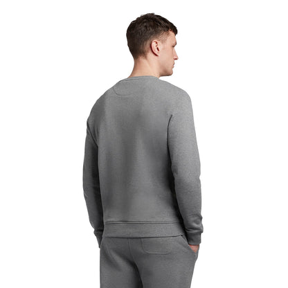 Lyle & Scott Herren-Kapuzenpullover – Rundhals-Sweatshirt – Grau