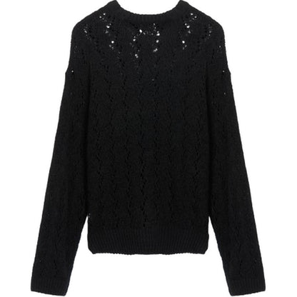 Maglie a manica lunga Uomo Obey - Shimoda Tape Yarn Sweater - Nero