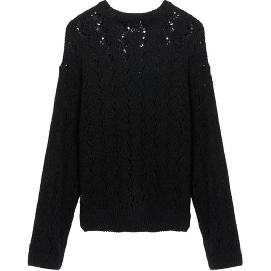 Maglie a manica lunga Uomo Obey - Shimoda Tape Yarn Sweater - Nero