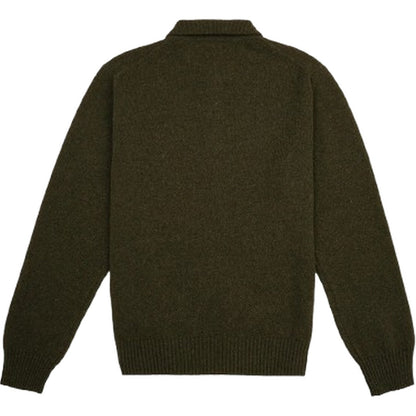 Polo a manica lunga Uomo Baracuta - Shetland Polo - Verde