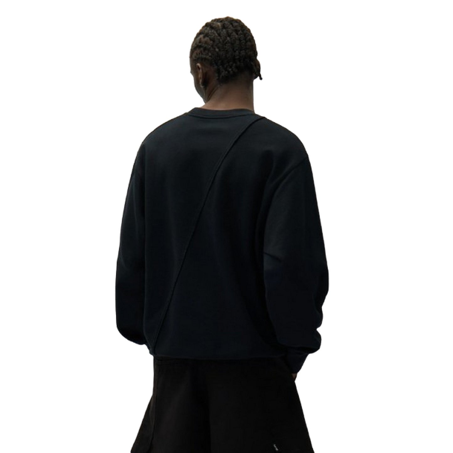 Felpe senza cappuccio Uomo Arte Antwerp - Circle Logo Embroidery - Nero
