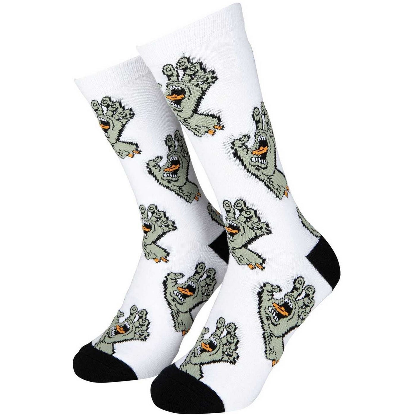 Calze Uomo Santa Cruz - Multi Hand Sock (2 Pack) - Bianco